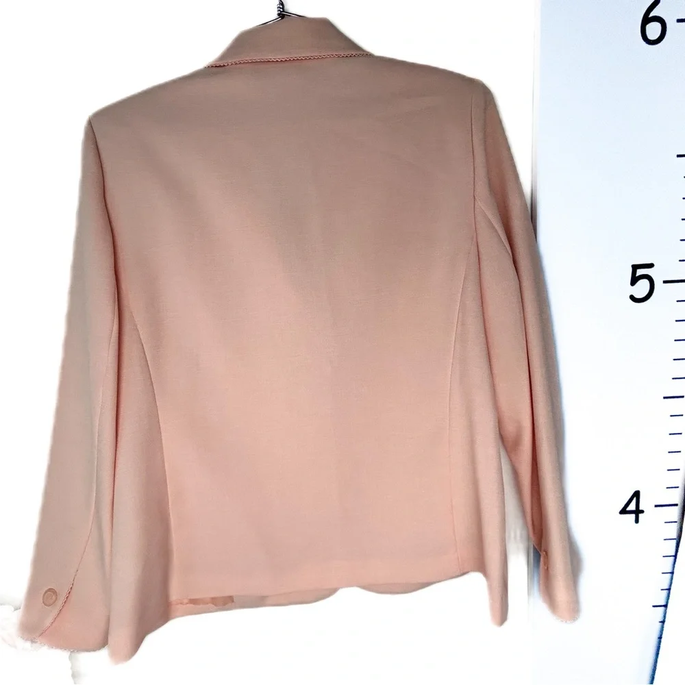 Alfred Dunner‎ Peach Pink Blazer 16